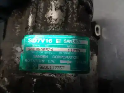 Second-hand car spare part air conditioning compressor for dacia logan (ls_) 1.6 (lsob lsod lsof lsoh) oem iam references 8200117767  1177a