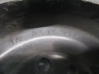 Автозапчастина б/у шків колінчастого вала для skoda fabia familiar (6y5) 1.4 tdi посилання на oem iam 045105243c  
