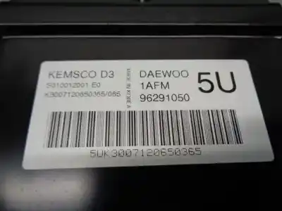 Second-hand car spare part ecu engine control for chevrolet matiz 0.8 cat oem iam references 96291050  