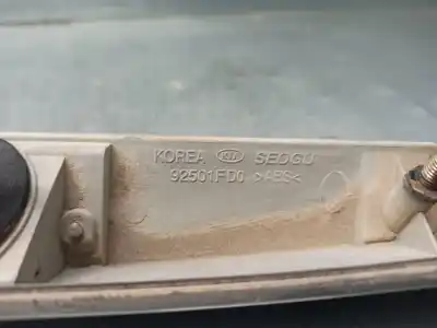 Second-hand car spare part tailgate back door handle for kia rio 1.3 cat oem iam references 92501fd0  