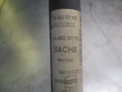 Second-hand car spare part right rear shock absorber for seat ibiza iv (6j5, 6p1) 1.4 tdi oem iam references 6r0513025e  844902001887