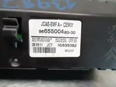 Автозапчастина б/у багатофункційний дисплей для citroen c4 lim. business посилання на oem iam 9665500480  