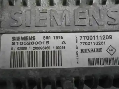 Second-hand car spare part ecu engine control for renault megane i scenic (ja0) 1.6 16v kaleido oem iam references 7700111209  s105280015a