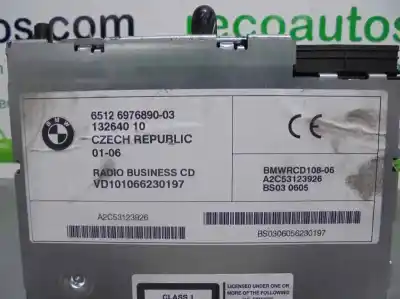 Second-hand car spare part audio system / radio cd for mini mini (r50,r53) 1.4 16v turbodiesel cat oem iam references 13264010  