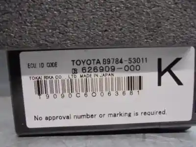 Peça sobressalente para automóvel em segunda mão módulo eletrônico por lexus is 200 (ds2/is2) 220d referências oem iam 8978453011  656909000
