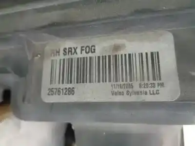 Автозапчасти б/у правая противотуманная фара за cadillac srx v6 elegance ссылки oem iam 25761286  15930686