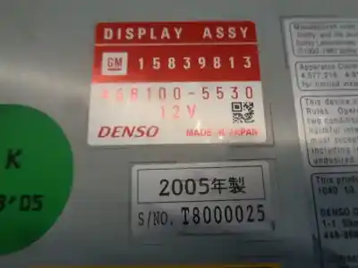 Second-hand car spare part multifunction display for cadillac srx v6 elegance oem iam references 15839813  4681005530