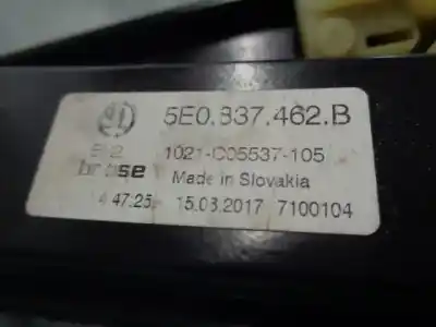 Автозапчастина б/у регулятор переднього правого скла для skoda octavia lim. (5e3) active посилання на oem iam 5e0837462b 0130822716 bosch 5e0837462b