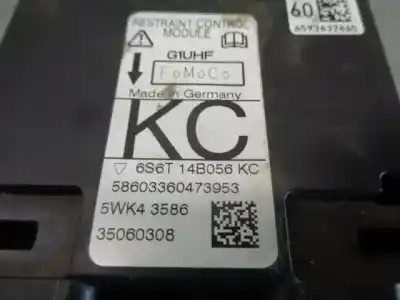 Автозапчасти б/у блок управления подушками безопасности за ford fusion (cbk) + ссылки oem iam 6s6t14b056kc  5wk43586
