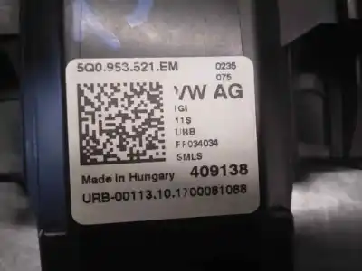 Автозапчастина б/у управління світлом для skoda superb (3v3) active посилання на oem iam 5q0953521em  