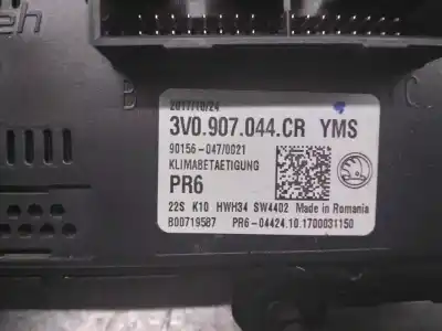 Автозапчасти б/у климат-контроль за skoda superb (3v3) active ссылки oem iam 3v0907044cr  