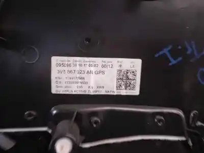Автозапчастина б/у обкітка задніх лівіх дверей для skoda superb (3v3) active посилання на oem iam 3v5867211  3v5867023an