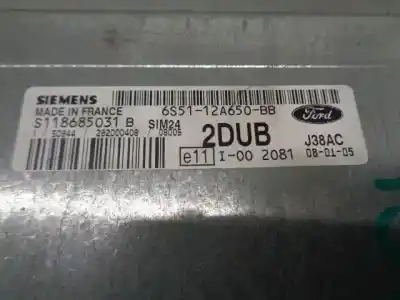 Автозапчасти б/у блок управления двигателем за ford ka (ccq) básico ссылки oem iam 6s5112a650bb  s118685031b