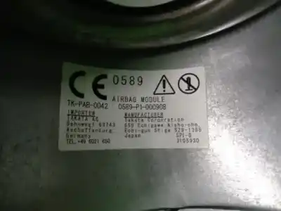 Second-hand car spare part front right air bag for nissan note (e11e) acenta oem iam references 682109u10b  