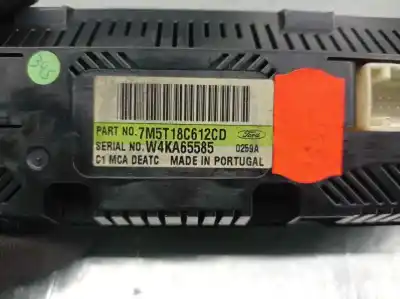 Second-hand car spare part climate control for ford focus lim. (cb4) titanium oem iam references 7m5t18c612cd  
