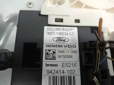 Автозапчасти б/у задний правый стеклорегулятор за ford focus lim. (cb4) titanium ссылки oem iam 7m5t14b534cc  