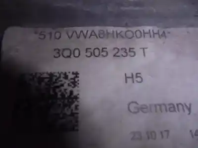 Автозапчастина б/у задня вісь для skoda superb (3v3) active посилання на oem iam   