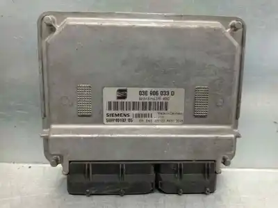 Tweedehands auto-onderdeel ecu motorcontroller voor seat ibiza (6l1) cool oem iam-referenties 03e906033d