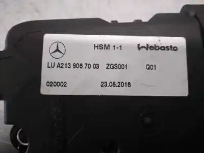 Автозапчастина б/у електричний двиг на дах для mercedes-benz clase e (w213) e 220 d (213.004) посилання на oem iam a2139067003  