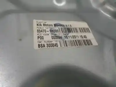 Second-hand car spare part rear left window regulator for kia cee´d concept oem iam references 834711h010  