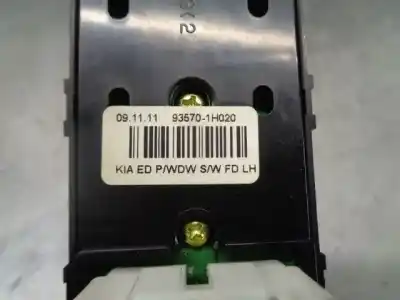 Second-hand car spare part left front power window switch for kia cee´d concept oem iam references 935701h020  