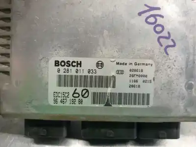 Second-hand car spare part ecu engine control for lancia phedra (180) 2.2 jtd cat oem iam references 9646719280  0281011033
