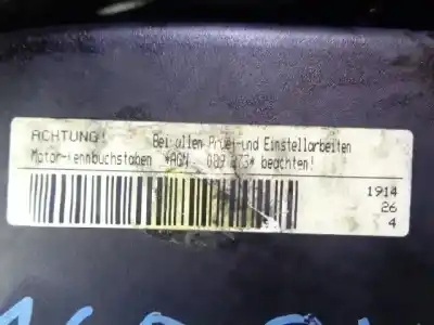 Second-hand car spare part complete engine for audi a3 (8l) 1.8 ambiente oem iam references agn 06a100105kx 089273