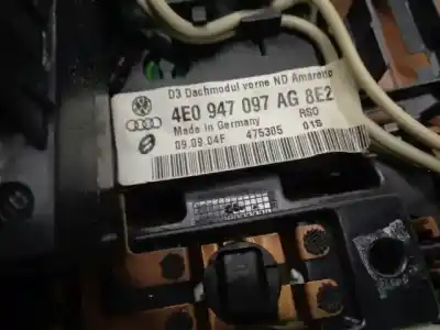 Second-hand car spare part interior light for audi a8 d3 (4e2, 4e8) 3.0 tdi quattro oem iam references 4e0907135a  51003060004