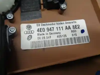 Second-hand car spare part interior light for audi a8 d3 (4e2, 4e8) 3.0 tdi quattro oem iam references 4e0947111aa  
