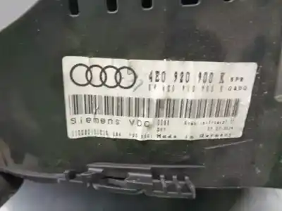 Second-hand car spare part dashboard for audi a8 d3 (4e2, 4e8) 3.0 tdi quattro oem iam references 4e0920900k  11008101800
