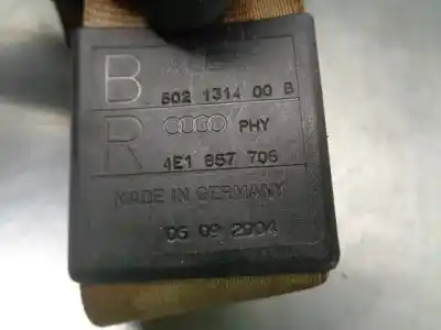Автозапчастина б/у передній правий ремін безпеки для audi a8 d3 (4e2, 4e8) 3.0 tdi quattro посилання на oem iam 4e1857706  