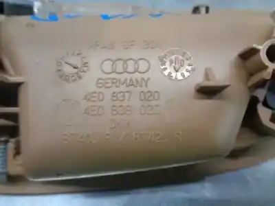Second-hand car spare part interior right front handle for audi a8 d3 (4e2, 4e8) 3.0 tdi quattro oem iam references 4e0837020  4e0839020