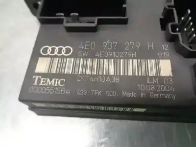 Автозапчастина б/у модуль комфорт для audi a8 d3 (4e2, 4e8) 3.0 tdi quattro посилання на oem iam 4e0907279h  4e0910279h