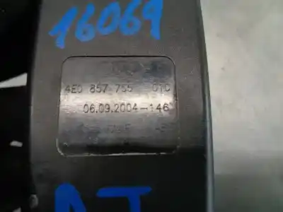 Peça sobressalente para automóvel em segunda mão chicote / encaixe cinto segurança dianteiro esquerdo por audi a8 d3 (4e2, 4e8) 3.0 tdi quattro referências oem iam 4e0857755  2 pin