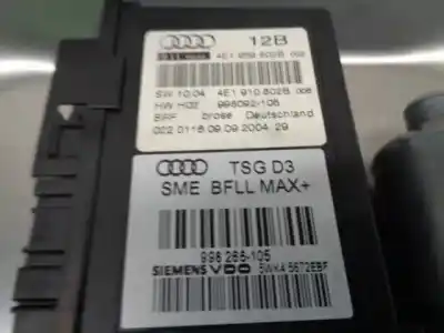 Автозапчастина б/у регулятор переднього правого скла для audi a8 d3 (4e2, 4e8) 3.0 tdi quattro посилання на oem iam 4e1959802b  
