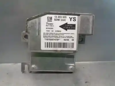 Second-hand car spare part airbag control unit for opel meriva a monospace (x03) 1.7 cdti (e75) oem iam references 13203620