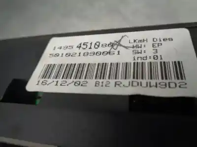 Second-hand car spare part dashboard for lancia phedra (180) 2.2 jtd cat oem iam references 1495451080  9643753080