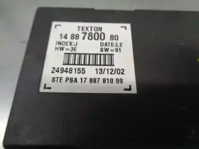 Second-hand car spare part electronic module for lancia phedra (180) 2.2 jtd cat oem iam references 1488780080  