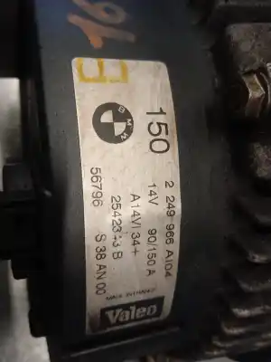 Pièce détachée automobile d'occasion alternateur pour bmw serie 3 berlina (e46) 320d références oem iam   