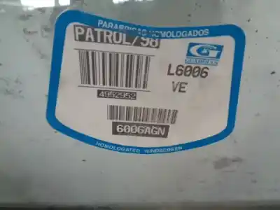 Second-hand car spare part windshield for nissan patrol (k/w260) 2.8 diesel oem iam references 6006agn campa 3 43r-000305