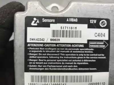 Peça sobressalente para automóvel em segunda mão centralina de airbag por fiat stilo (192) 1.6 16v referências oem iam 51711816  5wk43342