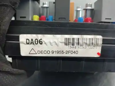 Second-hand car spare part fuse box unit for kia cerato 2.0 lx crdi familiar oem iam references 919552f040  
