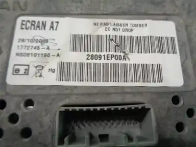 Автозапчасти б/у многофункциональный дисплей за nissan qashqai / qashqai +2 i (j10, nj10, jj10e) 2.0 dci ссылки oem iam 28091ep00a  1772745a