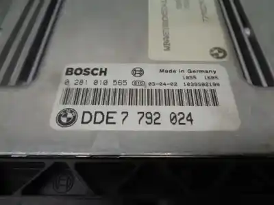 Second-hand car spare part ecu engine control for bmw serie 3 berlina (e46) 320d oem iam references 7792024  0281010565