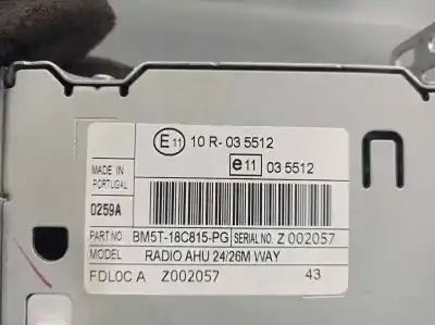 Автозапчастина б/у аудіо система / радіо cd для ford b-max (jk) 1.0 ecoboost посилання на oem iam bm5t18c815pg  10r035512