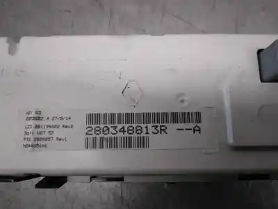 Second-hand car spare part multifunction display for renault fluence dynamique oem iam references 280348813r  