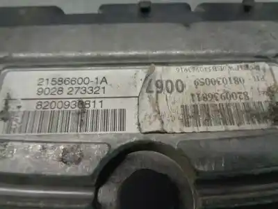 Second-hand car spare part ecu engine control for renault kangoo authentique oem iam references 8200936811  21586600-1a