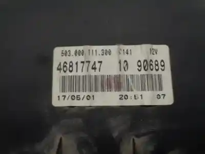 Recambio de automóvil de segunda mano de cuadro instrumentos para fiat doblo cargo (223) 1.9 d furg. referencias oem iam 46817747  503000111300