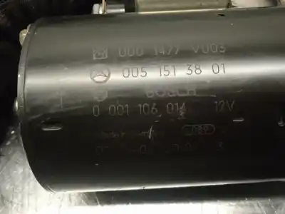 Second-hand car spare part starter motor for smart coupe 0.8 cdi cat oem iam references 0051513801  0001106014