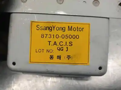 Second-hand car spare part ecu engine control for ssangyong musso (fj) 2.9 d oem iam references 8731005000  